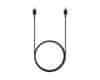 Samsung tip-C na tip-C kabel, brzi, 5 A, 1.8 m, crna