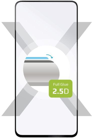 FIXED Full-Cover zaštitno staklo za Samsung Galaxy S21 FE 5G, kaljeno, za cijeli zaslon, crno (FIXGFA-722-BK)