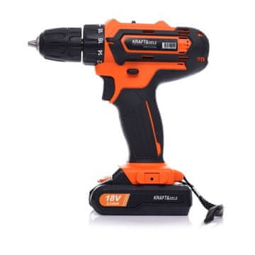 Kraft&Dele 1,3Ah akumulatorski odvijač 18V sa LED diodom