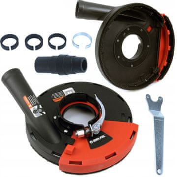 Silver Tools Univerzalni usisni nastavak za kutnu brusilicu 115-125 mm