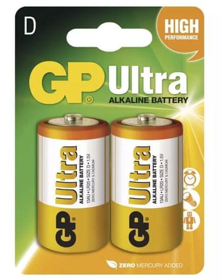 GP baterija Ultra LR20, 2/1