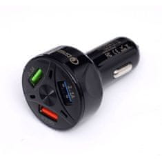 Kraft&Dele 3x USB 3.0 brzi auto punjač 12 i 24 V sa LED 3A