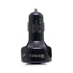 Kraft&Dele 3x USB 3.0 brzi auto punjač 12 i 24 V sa LED 3A