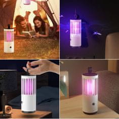 Kinscotec Mosquito Killer 4 - Električna lampa za hvatanje insekata - punjiva