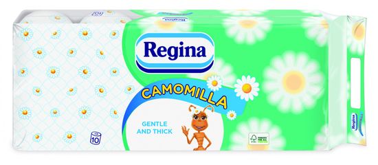 Regina Camomilla toaletni papir, 10/1 3-slojni, 150 listova