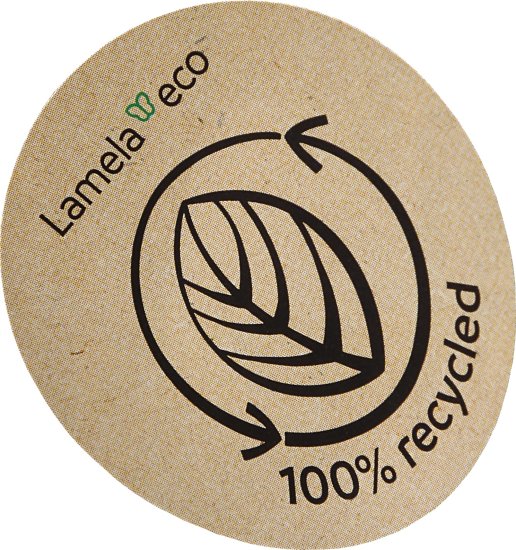 Lamela Magnolia ECO posuda za cvijeće od recikliranih materijala, 220 mm, antracit