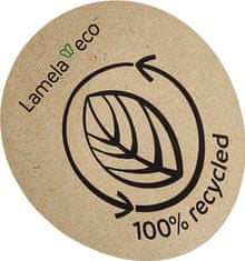 Lamela ECO Coffee posuda za cvijeće, 400 x 400 mm, latte