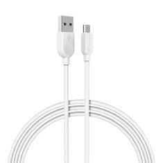 Borofone BX14 podatkovni kabel, MicroUSB - USB, 2m, 2.4 A, bijeli