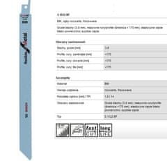 BOSCH LIST PILE ZA VIJČANE PILE S1122BF 225 mm METAL 5 kom.