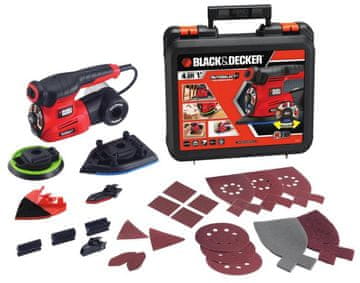 Black+Decker BLACK + DECKER 220W KA280K višenamjenska orbitalna brusilica