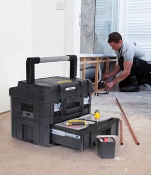 Stanley TSTAK III komoda s ladicom i 6 organizatora