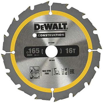 DeWalt DEWALT KRUŽNA PILA 165x20mmx36z