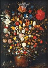 Piatnik slagalica Brueghel - Cvijeće u drvenoj vazi, 1000 komada