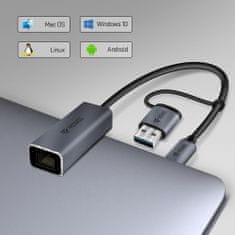 Yenkee USB-C na RJ-45 Ethernet adapter (YTC 013)