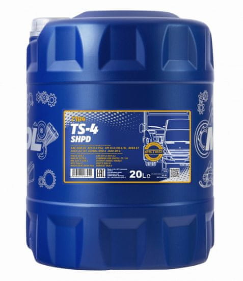 Mannol TS-4 SHPD 15W-40 Extra motorno ulje, kamion, 20 l (MN7104-20)