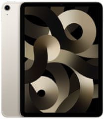 Apple iPad Air 2022 tablet, Cellular, 256GB, Starlight (MM743FD/A)