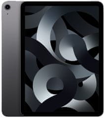Apple iPad Air 2022 tablet, 256GB, Space Grey (MM9L3FD/A)