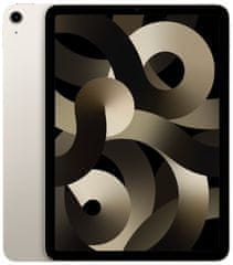 Apple iPad Air 2022 tablet, Wi-Fi, 64GB, Starlight (MM9F3FD/A)