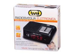 Trevi RC 827 D sat s radiom, FM radio, odgoda, funkcija spavanja, crna (TRE-CLK-RC827D-B)