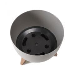 Lamela Roma Eco Wood lonac za cvijeće, Ø 470 mm, siva