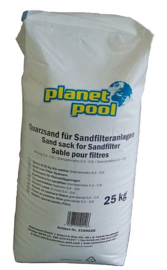 Planet Pool filter pijesak, gr. 0.4 - 0.8, 25 kg, QW