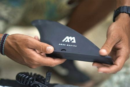  Aqua Marina Slide-in Racing peraja za SUP, AM logo, crna