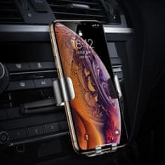 BASEUS Metal Age Gravity držač mobitela za auto, crno