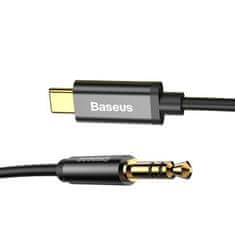 BASEUS Yiven audio kabel USB-C / 3.5mm jack 1.2m, crno