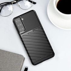MG Thunder silikonska maska za Samsung Galaxy S22 Ultra, crno