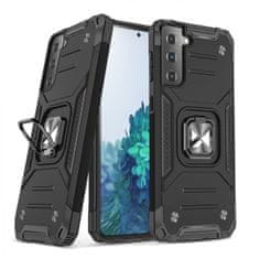 MG Ring Armor maska za Samsung Galaxy S22, crno