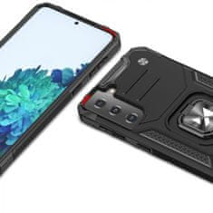 MG Ring Armor maska za Samsung Galaxy S22, crno