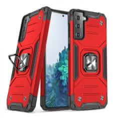 MG Ring Armor maska za Samsung Galaxy S22 Plus, crvena