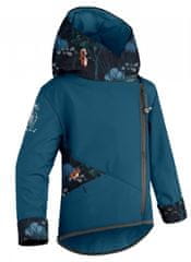 Unuo Magic Fox softshell jakna od flisa, za djevojčice, 98/104, tamno plava