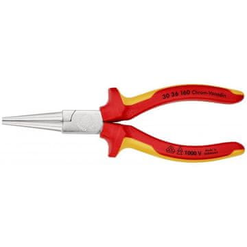 Knipex Izolirana duga plosnata kliješta 160 mm - KN 30 36 160