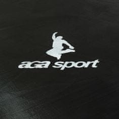Aga SPORT PRO Trampolin 430 cm Tamno zelena + zaštitna mreža + ljestve + džep za obuću