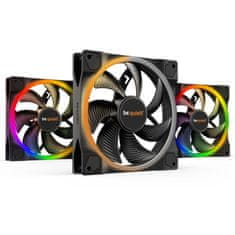 Be quiet! Light Wings ventilator, 140 mm, RGB, 4-pinski PMW, 3 komada (BL078)