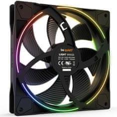 Be quiet! Light Wings ventilator, 140 mm, RGB, 4-pinski PMW, 3 komada (BL078)