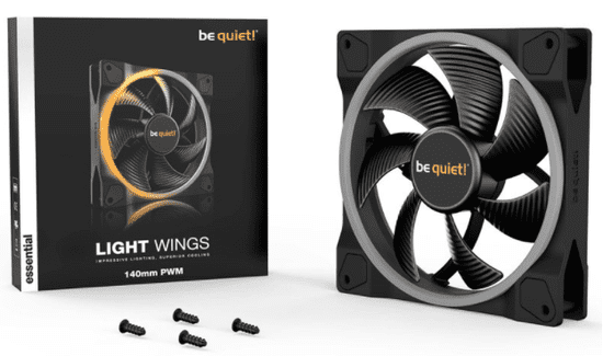 Be quiet! Light Wings ventilator, 140 mm, ARGB, 4-pinski PMW (BL074)