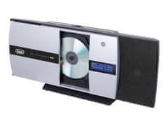 Trevi HCV 10D35 glazbeni Hi-Fi sistem, FM Radio DAB, Bluetooth, CD/MP3/USB/AUX-in, LCD zaslon, daljinski, crno-srebrna (TRE-AVD-HCV10D35)
