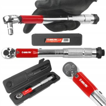 MAR-POL 1/4 moment ključ - dvosmjerni 5-25Nm Profi