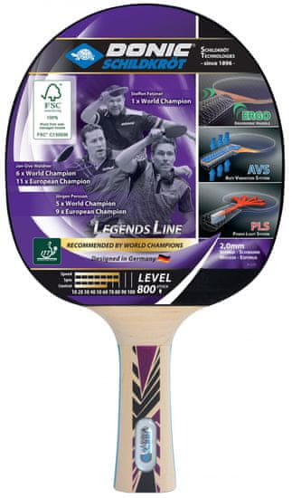 Donic Schildkrot Legends 800 reket za stolni tenis