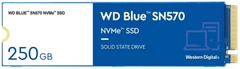 Western Digital SN570 SSD disk, 250 GB, M.2 2280, NVMe, 250 GB, plavi (WDS250G3B0C)