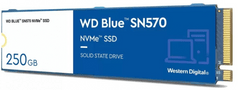 Western Digital SN570 SSD disk, 250 GB, M.2 2280, NVMe, 250 GB, plavi (WDS250G3B0C)