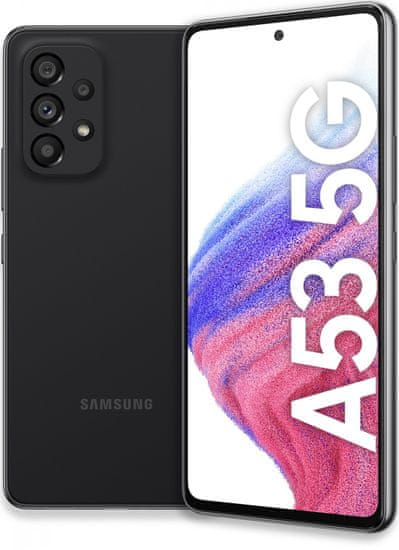 Samsung Galaxy A53+ 5G mobilni telefon, 6GB/128GB, crni