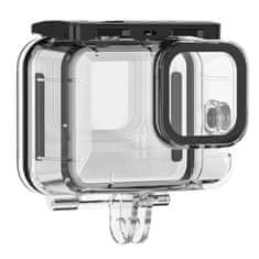 TELESIN Waterproof maska za GoPro Hero 9 / 10 / 11 / 12, proziran