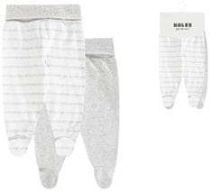 BOLEY dječje hlače s papučama, bijele, 62, dvostruko pakiranje (6371200)