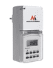 Maclean Timer digitalni MACLEAN, 16A, 3600W, 10 programa, poklopac, bijeli