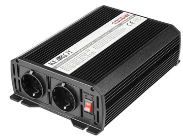 Kemot Inverter Kemot 12VDC / 230Vac 1000W / 2000W, 2x utičnica