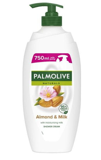 Palmolive Naturals gel za tuširanjes bademom (Moisturizing Shower Milk), 750 ml