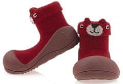 Attipas papuče za djevojčice Bear Wine, crvena, 20